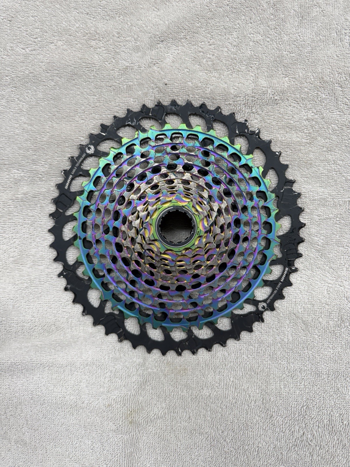 SRAM XX1 Eagle XG-1299 Eagle Cassette 12 Speed Rainbow 10-52 Gold 10-50