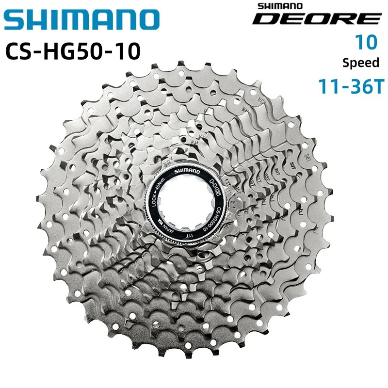 DEORE HYPERGLIDE CS-HG500 10 Speed Road Cassette 12-28T 11-25T/32T/34T CS-HG50-1
