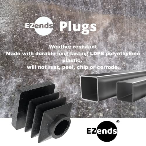 Premium Grade 1/2 Inch Extra Durable Plastic End Plug, for 16-18 Gauge 10