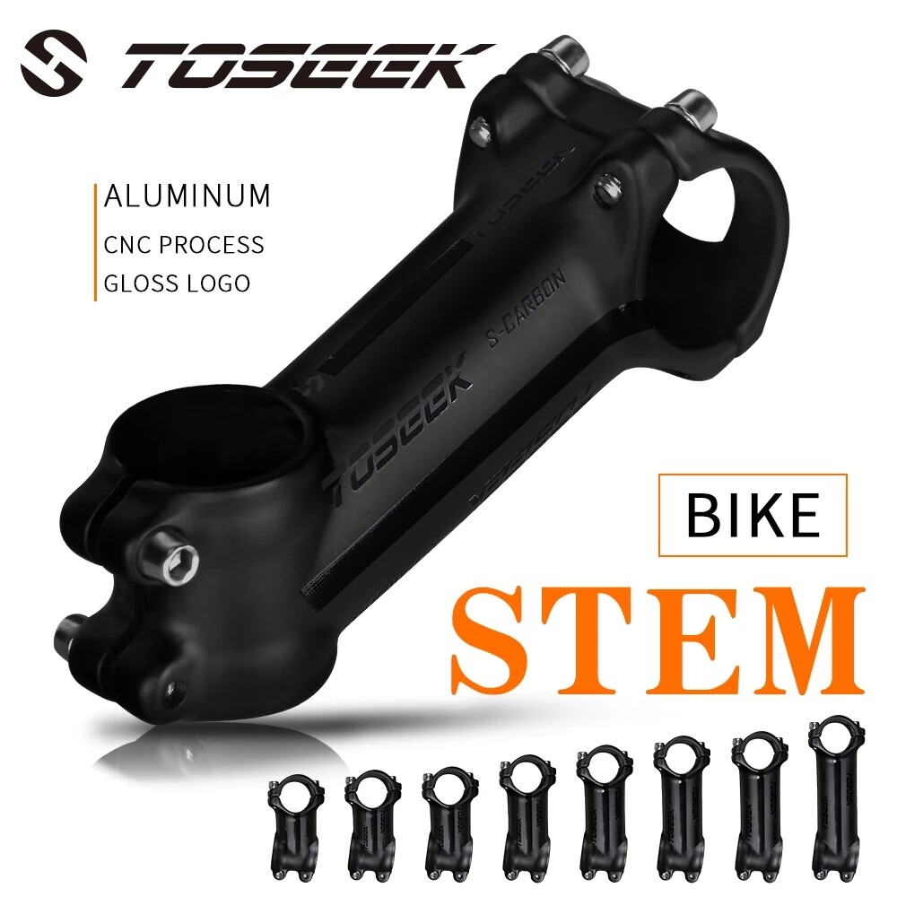 TOSEEK Ultralight Aluminum Stem 6/17 degree MTB Bike handlebar Stems 31.8*50-120