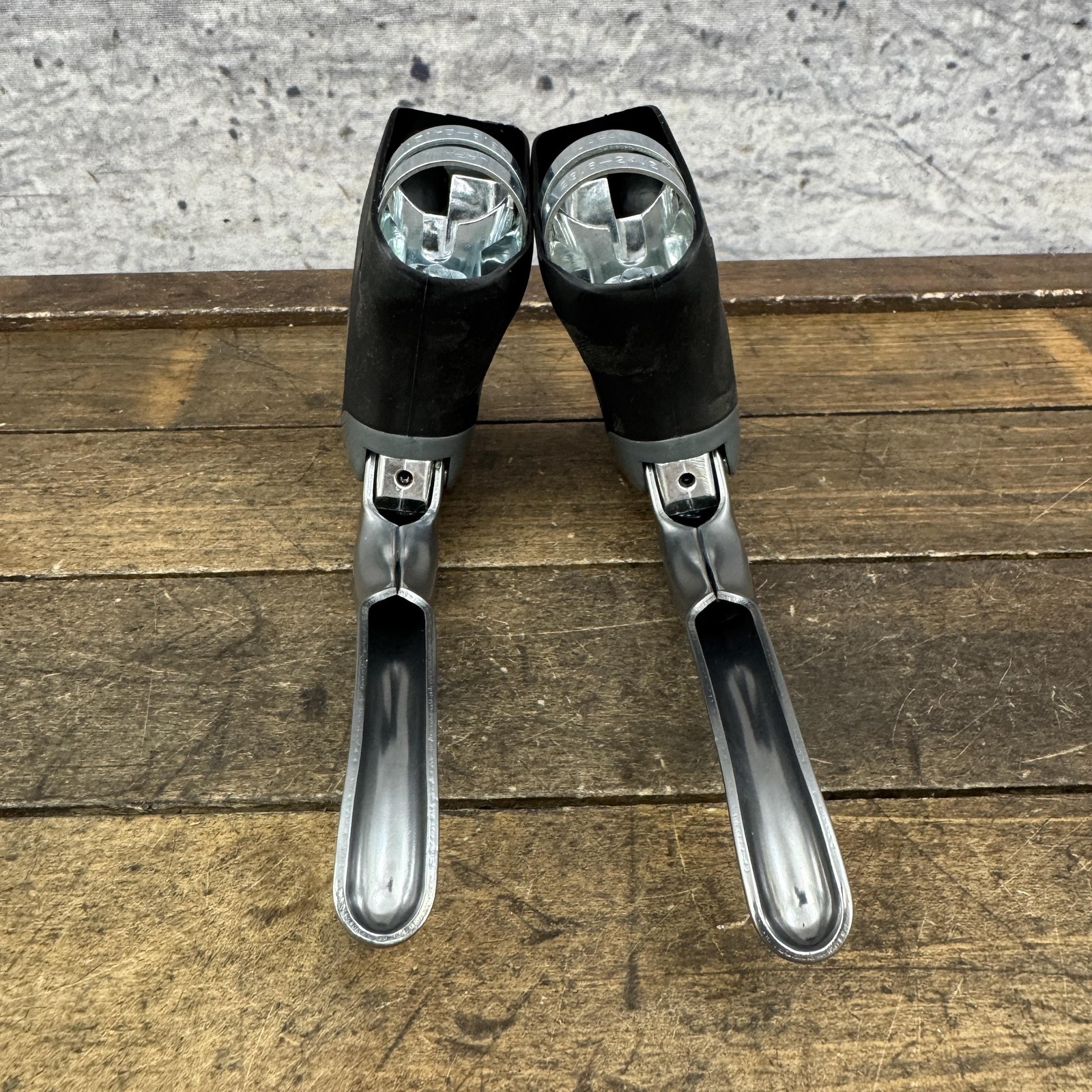 Vintage Shimano Exage 500EX BL-A500 Brake Levers NOS Hoods Pair Super SLR Grey