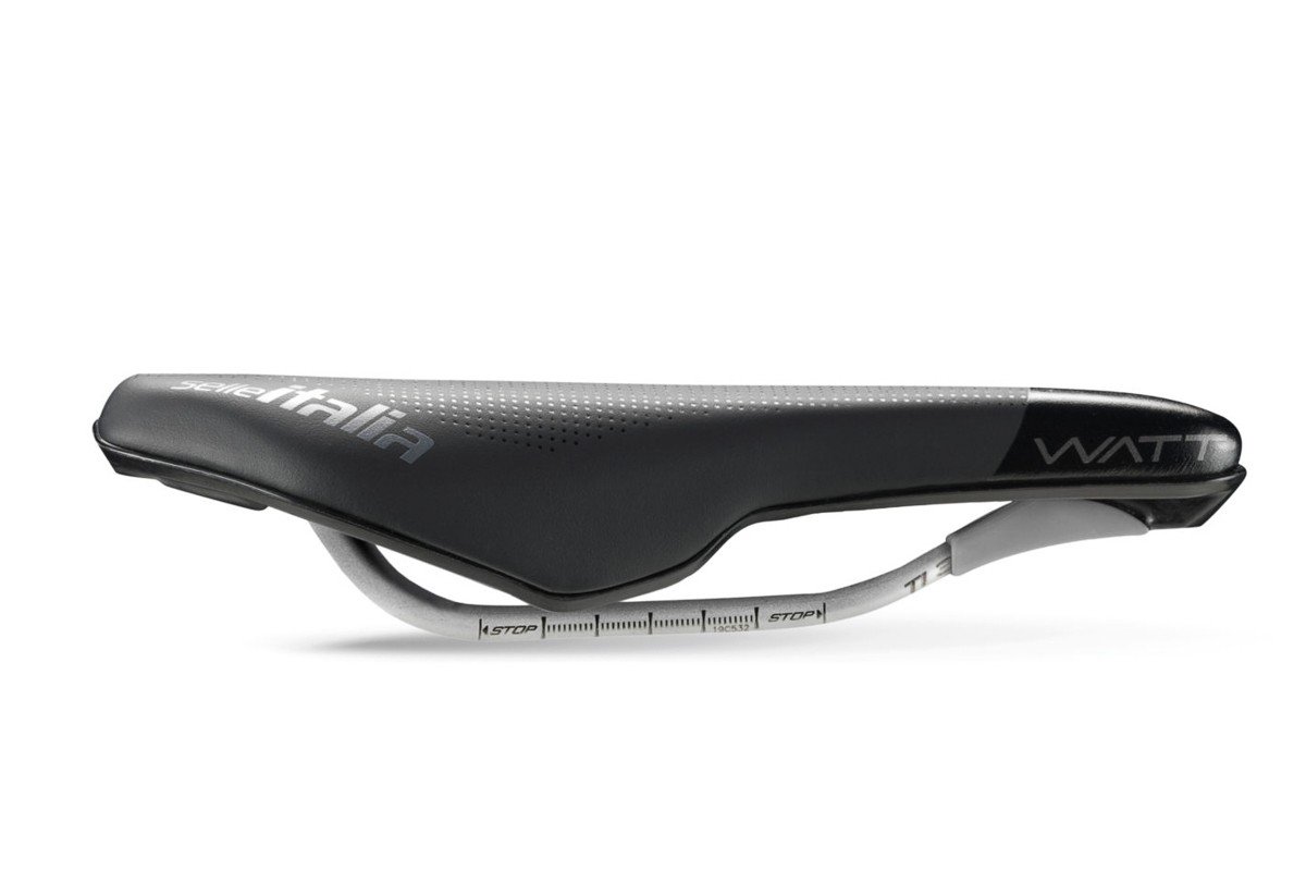 Selle Italia Watt Gel Superflow Saddle – 255x163mm Titanium Black