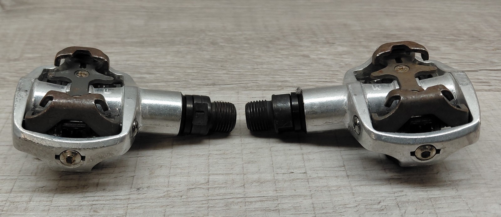 Vintage Wellgo WPD-823 Dual-Sided PD Compatible Clipless Pedal Set 9/16″