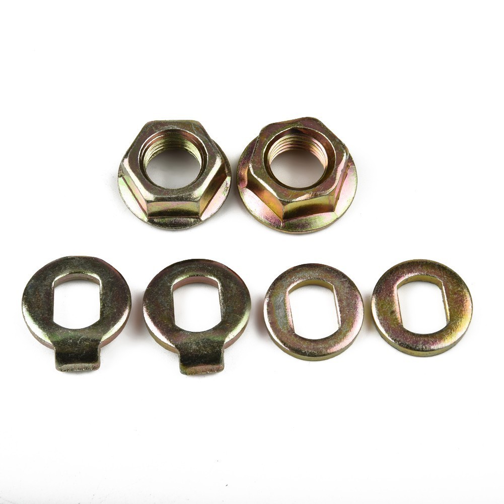 1 Set E-Bike Hub Motor Axle M12/M14 Lock Nut /Lock Washer /Spacer /Nut Cover New