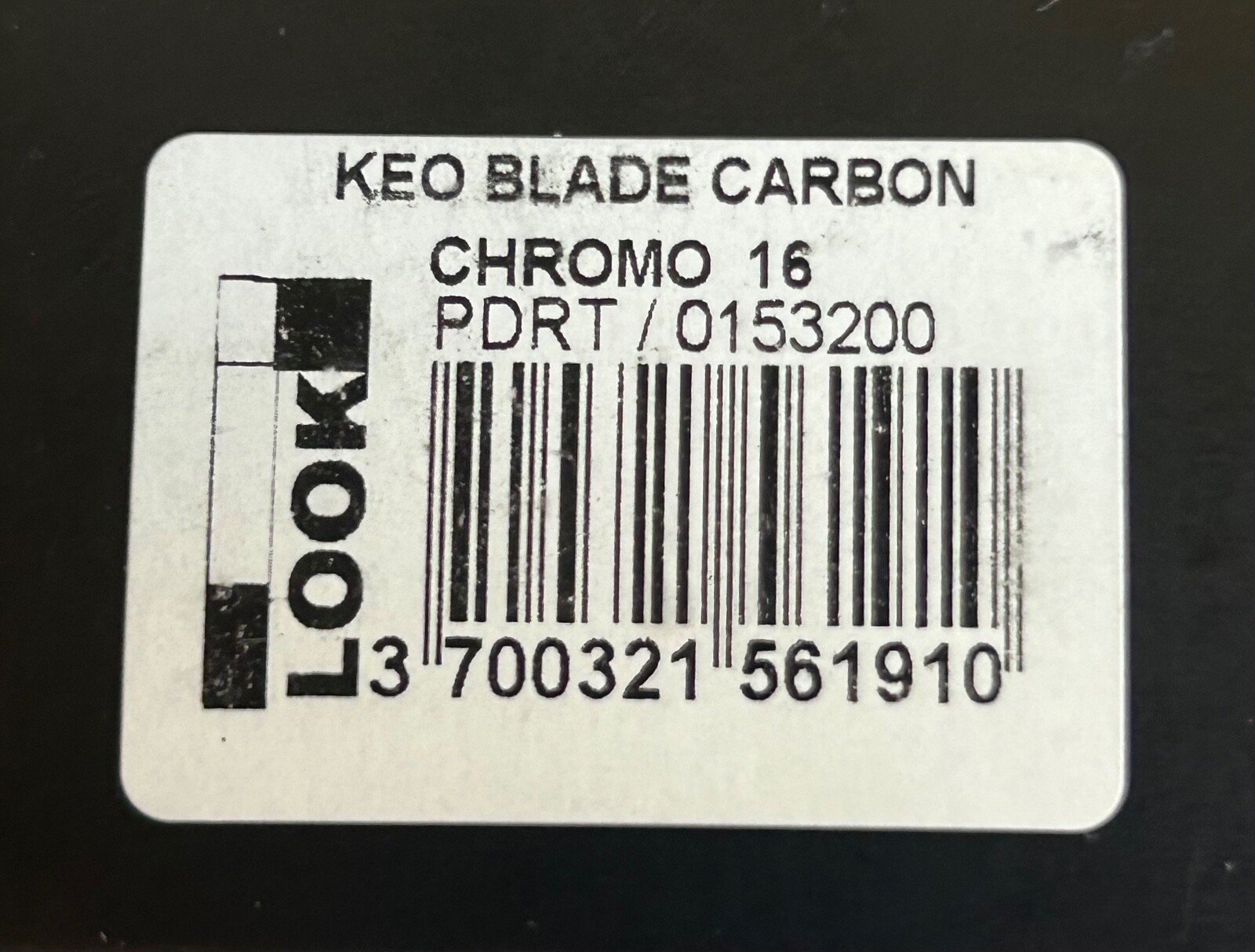 LOOK – KEO BLADE – CARBON – CLIPLESS – PEDAL SET – 16 – NEW