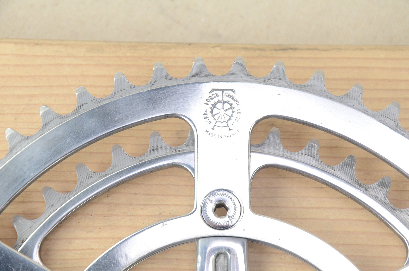 Specialites TA Professional 3 Arm Crankset 170mm Double 52/42t Vintage 1970’s