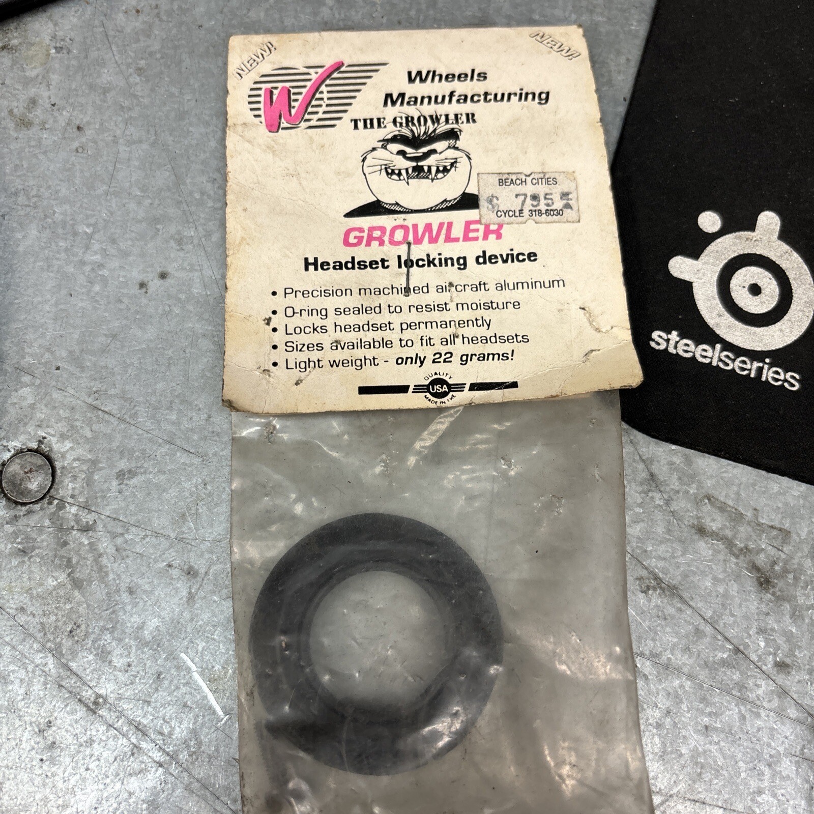 Vintage Mountain Bike Headset Lock The Growler 1-1/8”