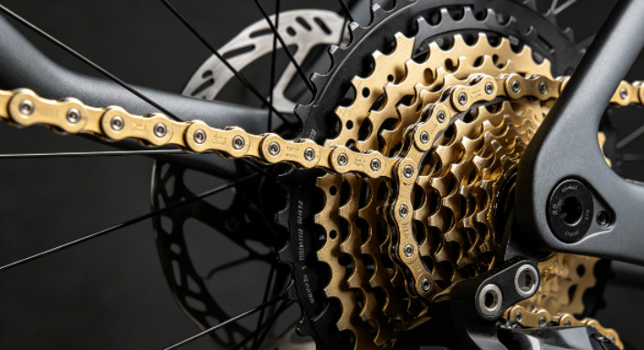 KMC X12 Chain 12-Speed Mountain Bike/Road/Gravel For Shimano SRAM Gold/Black