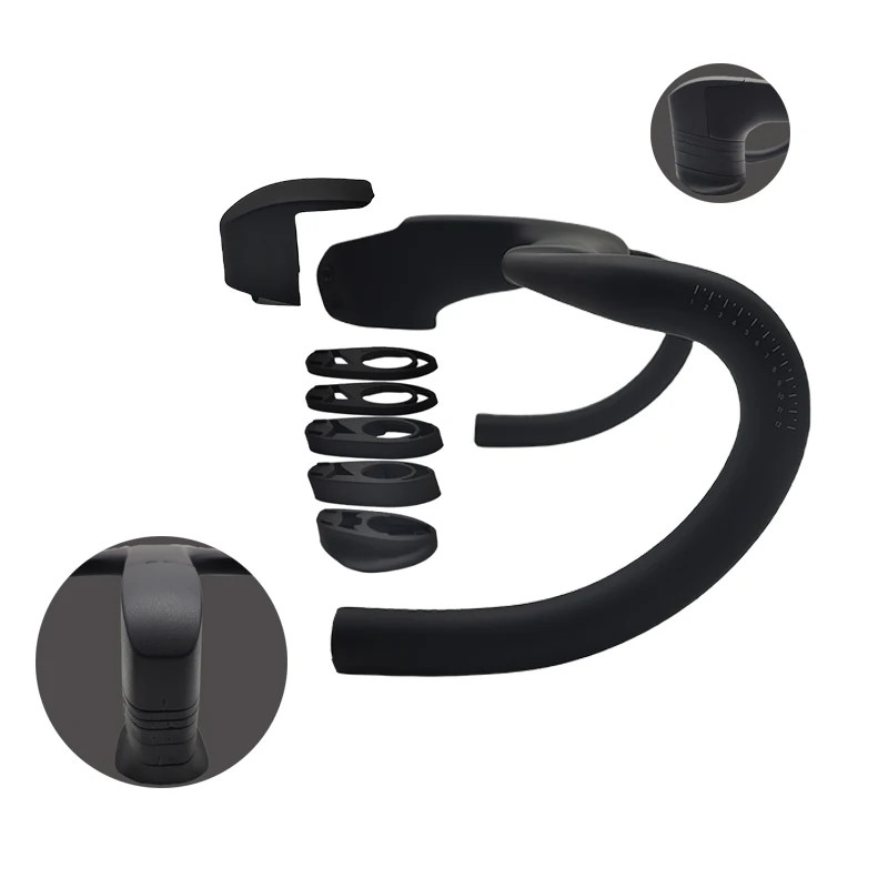 Carbon 380-440mm Internal Wiring Integrated Drop Bar 28.6mm with Bike spacer
