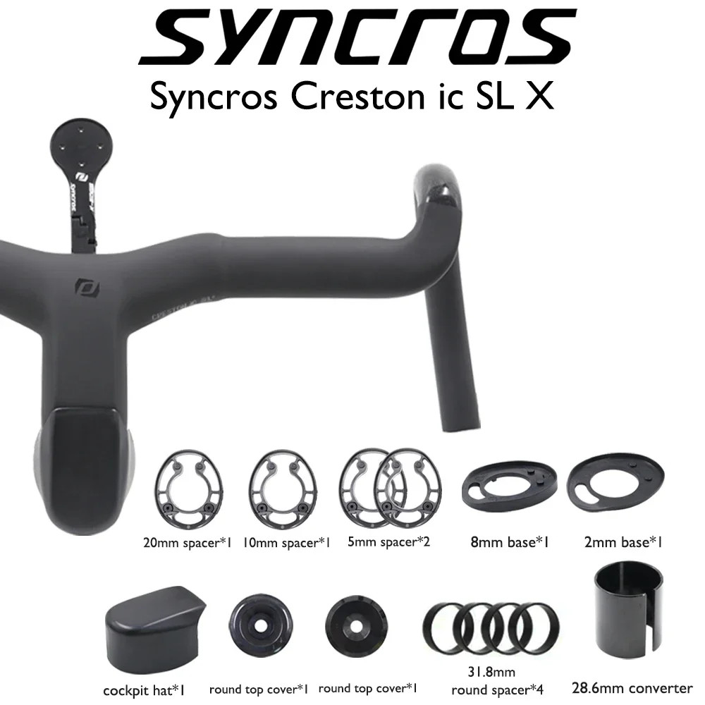 Carbon Gravel Bike Integrated 31.8mm for 16° Flare 60/115mm Reach/Drop 70-120mm