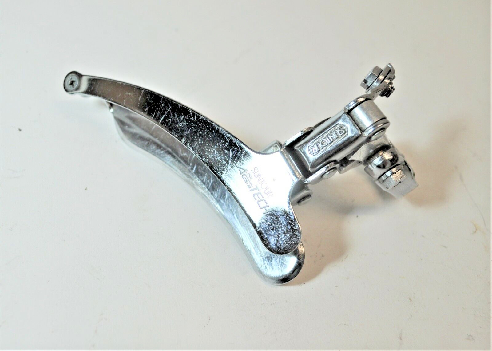 SUNTOUR ALPINE GEAR TECH BICYCLE BOTTOM PULL FRONT DERAILLEUR 28.6 MM CLAMP