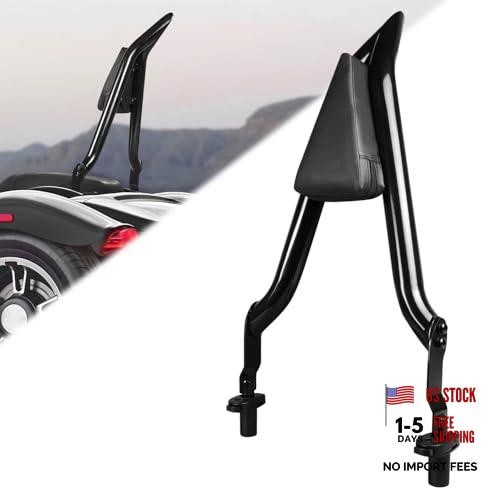 Motorcycle Rear Passenger Upright Backrest Sissy Bar With Back Rest Cushion