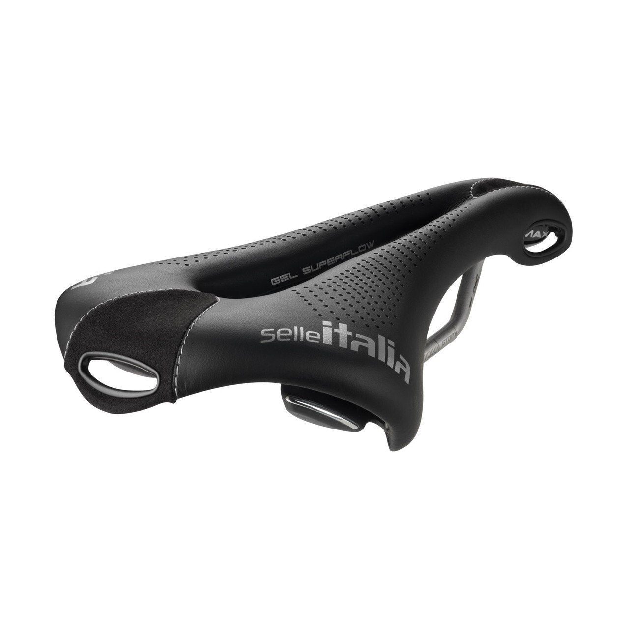 Selle Italia saddle MAX FLITE TI 316 GEL SUPERFLOW L3 145 x 290 mm Ti316 rails