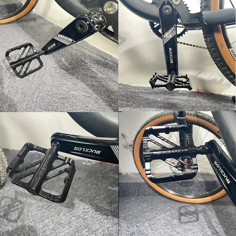 MTB PEDALS BIKE FLAT SEALED BEARING NYLON BICYCLE ROAD PLATFORM WIDEN PEDALS US