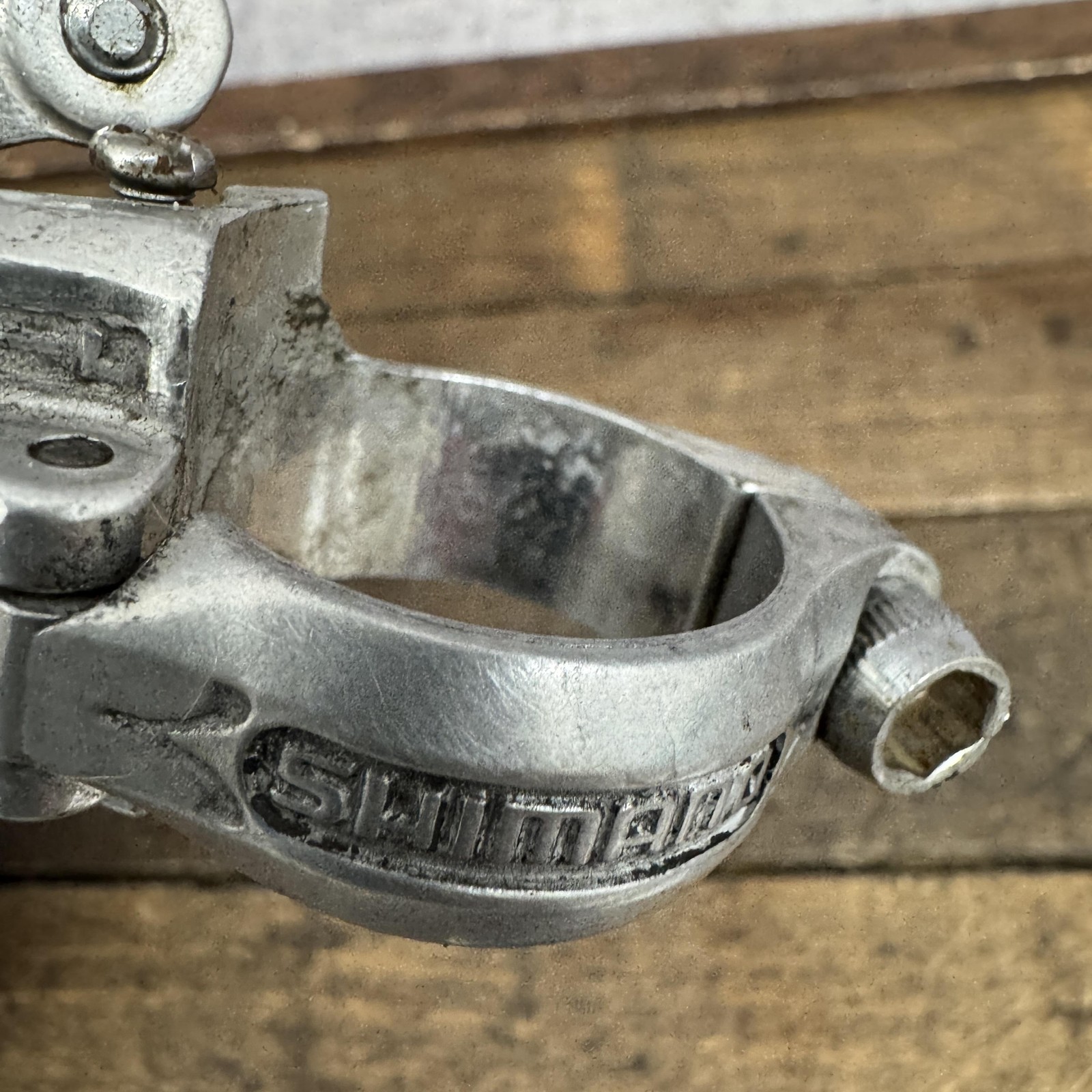 Vintage Shimano 600 Arabesque Front Derailleur 28.6 Clamp Bottom Pull Road