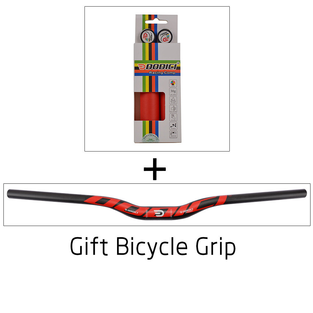 Carbon Fiber Bicycle Handlebar Backsweep 5° MTB Bike Rise Bar 31.8*690/720/740mm
