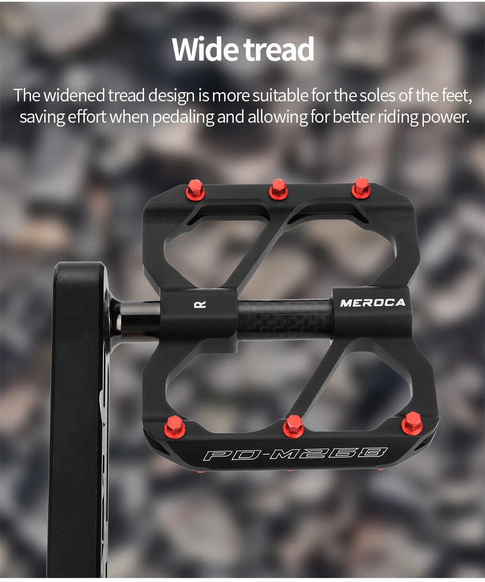 Ultralight MTB Road Bike Pedal Sealed Bearing Anti-slip Aluminum Alloy Pedals
