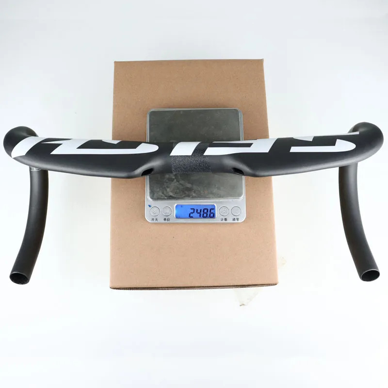 Carbon Road Bike Bent Handlebar 380-440mm Internal Routing Bicycle Drop Bar