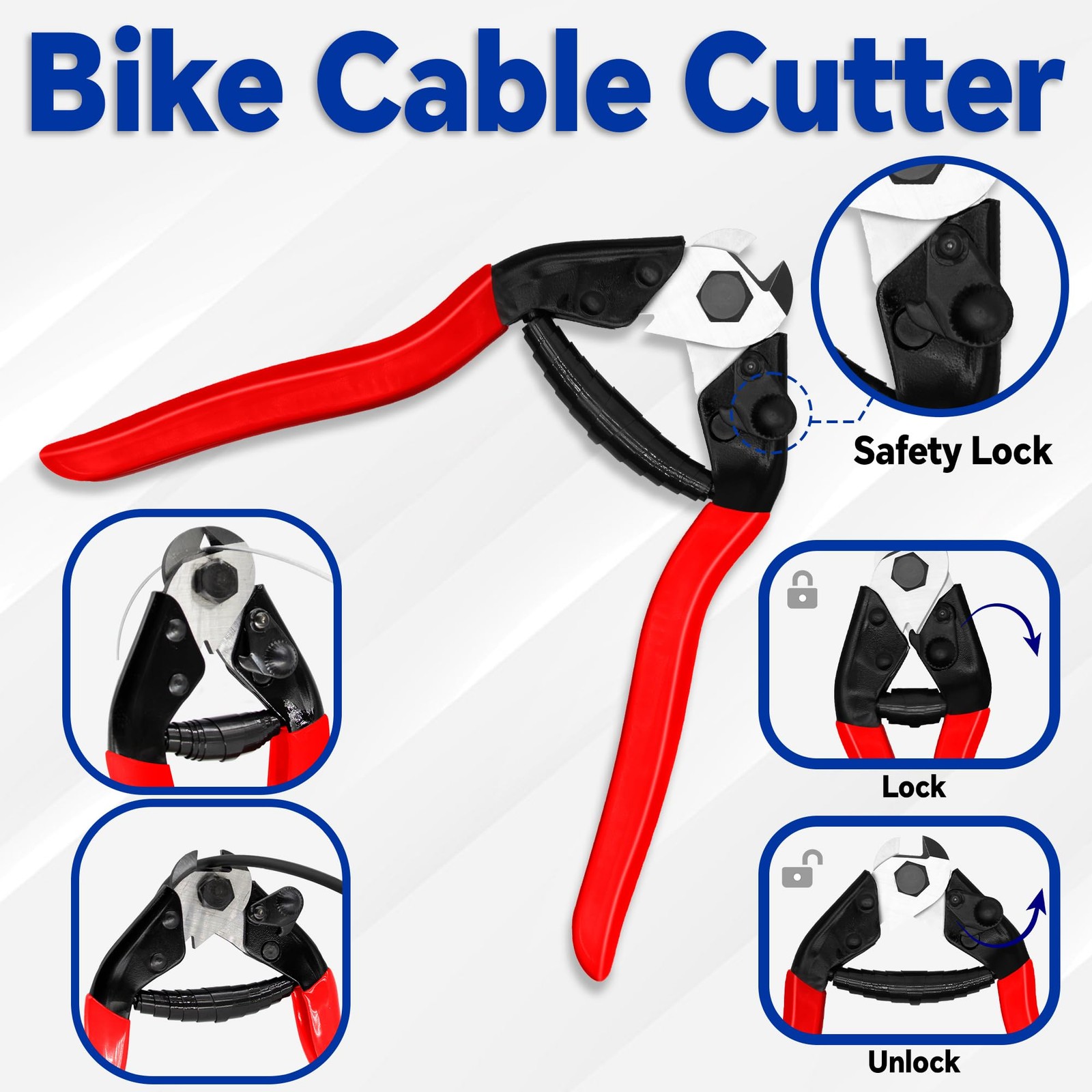 103pcs Universal Bike Brake Shift Cable Housing Stainless Steel Cutter End Caps