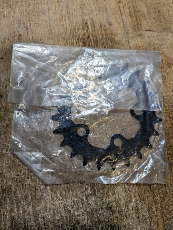 NOS KOOKA 24t 58mm bcd chainring MTB vintage (black)