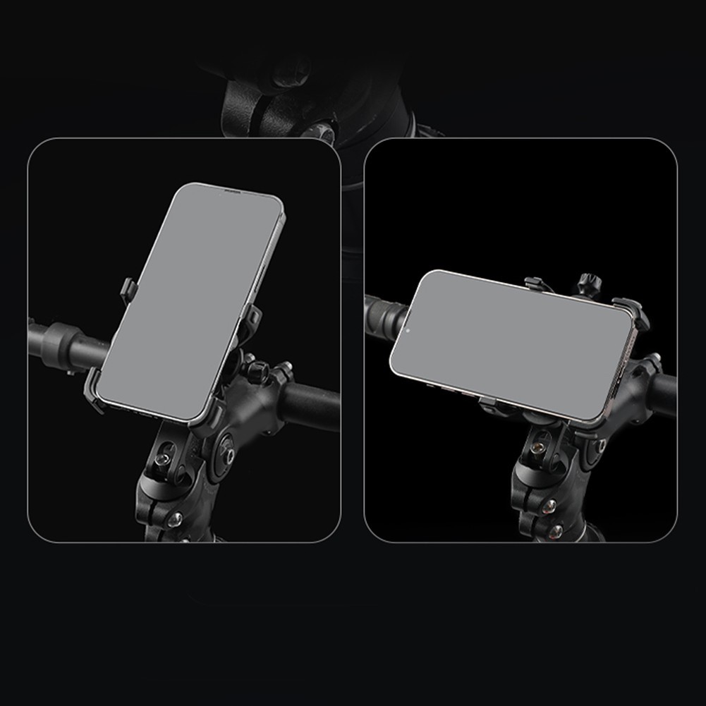 Motorcycle Phone Holder Sturdy Aluminum Alloy Adjustable Viewing Angle