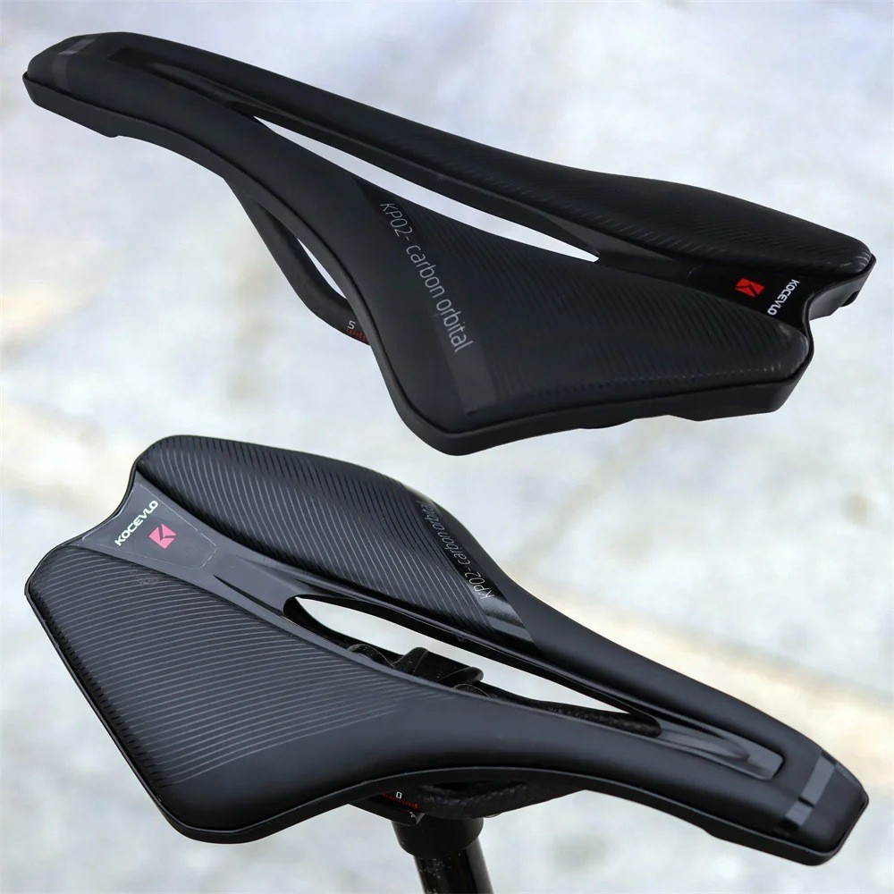 KOCEVLO 143 Carbon Bike Saddle 120g Ultralight Carbon Rail Road MTB Seat