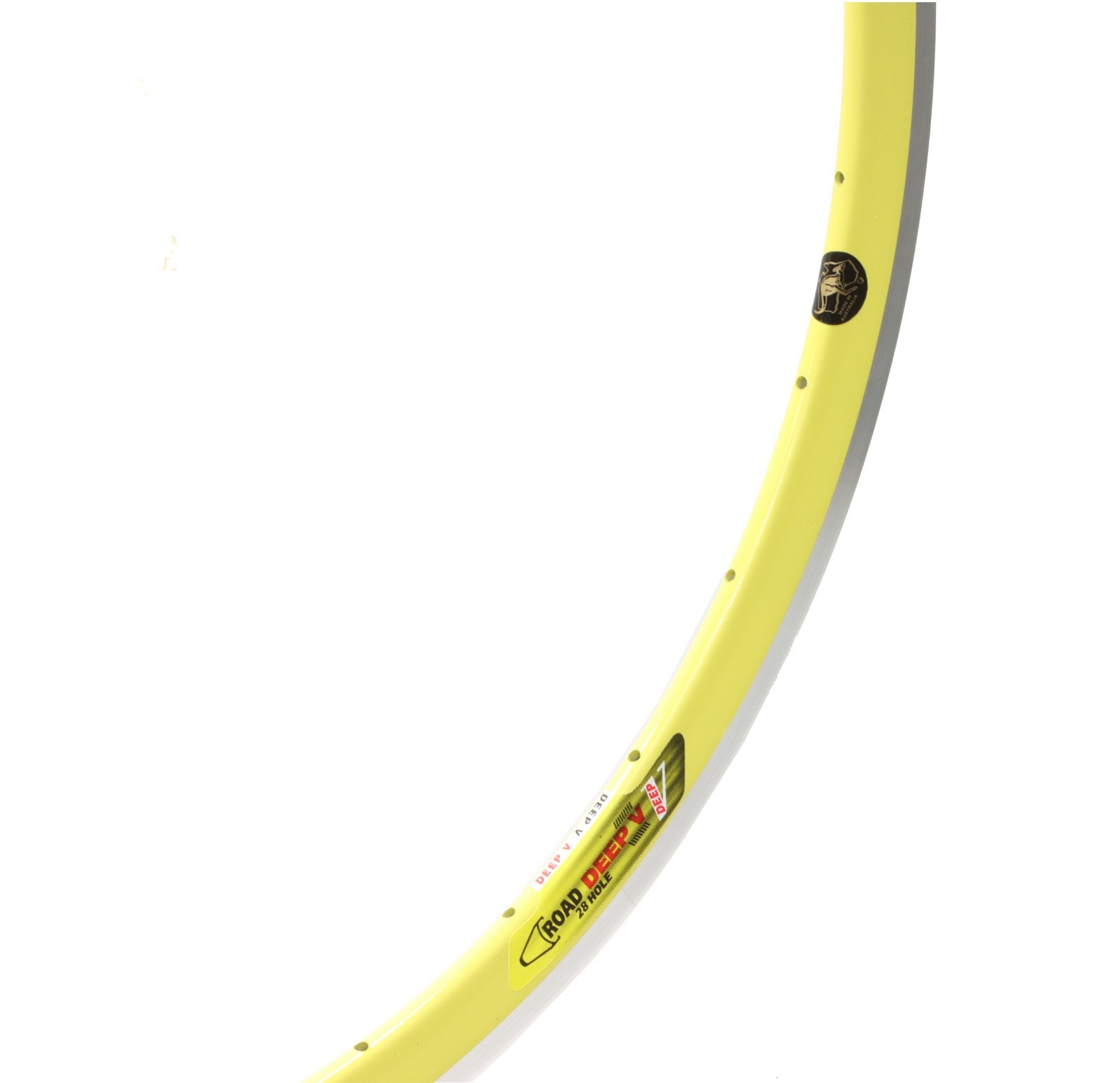 Velocity Deep V Alloy Rim 700c 28H Yellow MSW Rim Australia Road Bike NEW NOS