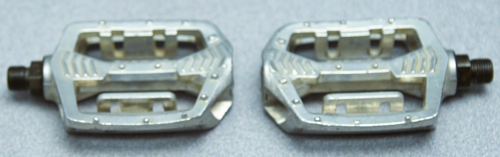 Shimano PD-MX15 Flat/Platform Pedals, silver bmx 9/16″ vintage mtb