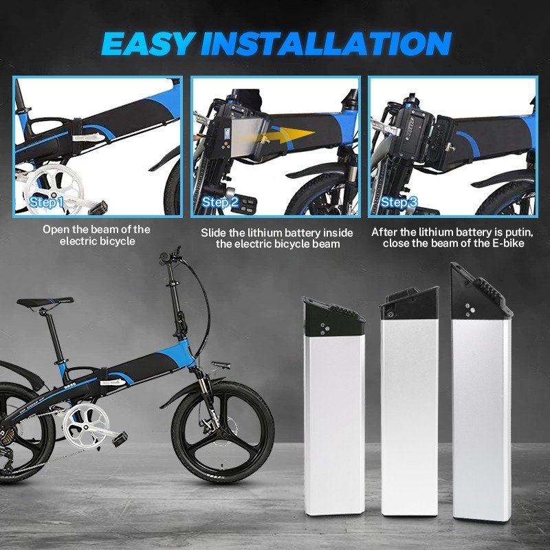 for Jasion EB7 EB7 ST EB7 2.0 folding electric bicycles 48V replacement battery
