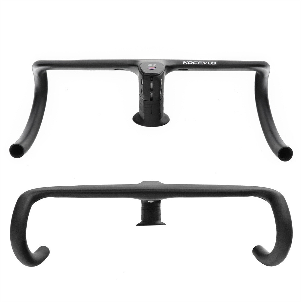 Cabron Fiber Integrated Handlebars Road Bike Drop Bar 28.6*360/380/400/420/440mm