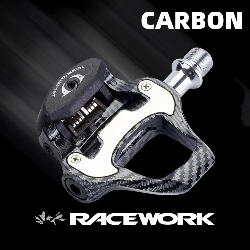 Road Bike Lock Pedal Texture Self-Locking Paddle Bearings Pedal With SPD Lock