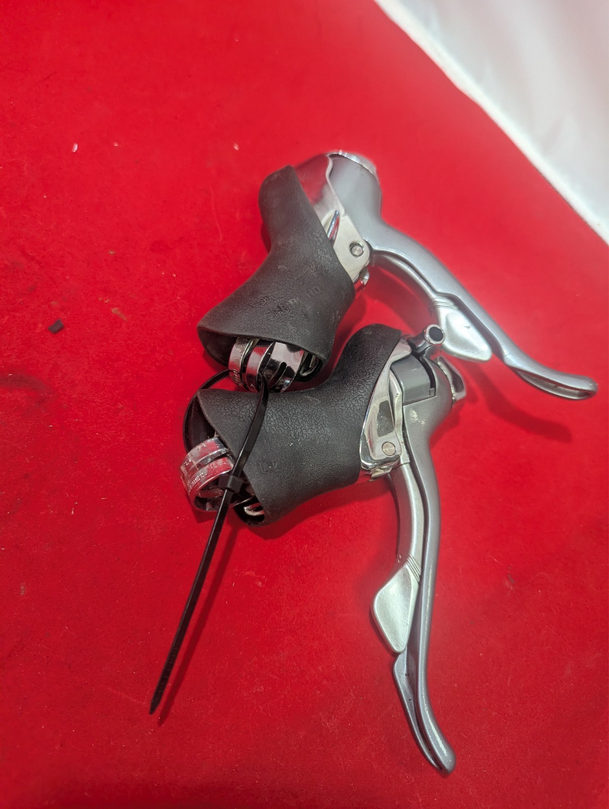 Vintage Shimano 600 ST-6400 Shifter Lever Set Tricolor 8s 8 Speed Drop Bar 90s