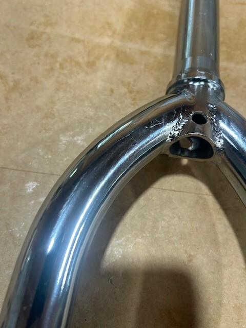 FREE SHIPPING – TNT BICYCLES 20″ BMX FORK – CHROME PLATED (DISCOUNTED – B-STOCK)
