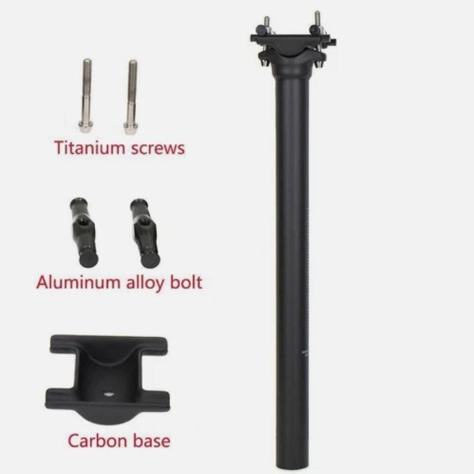 Carbon Fiber Bicycle Seatpost Road/Mountain Bicycle Seatpost Titanium Screw 125g