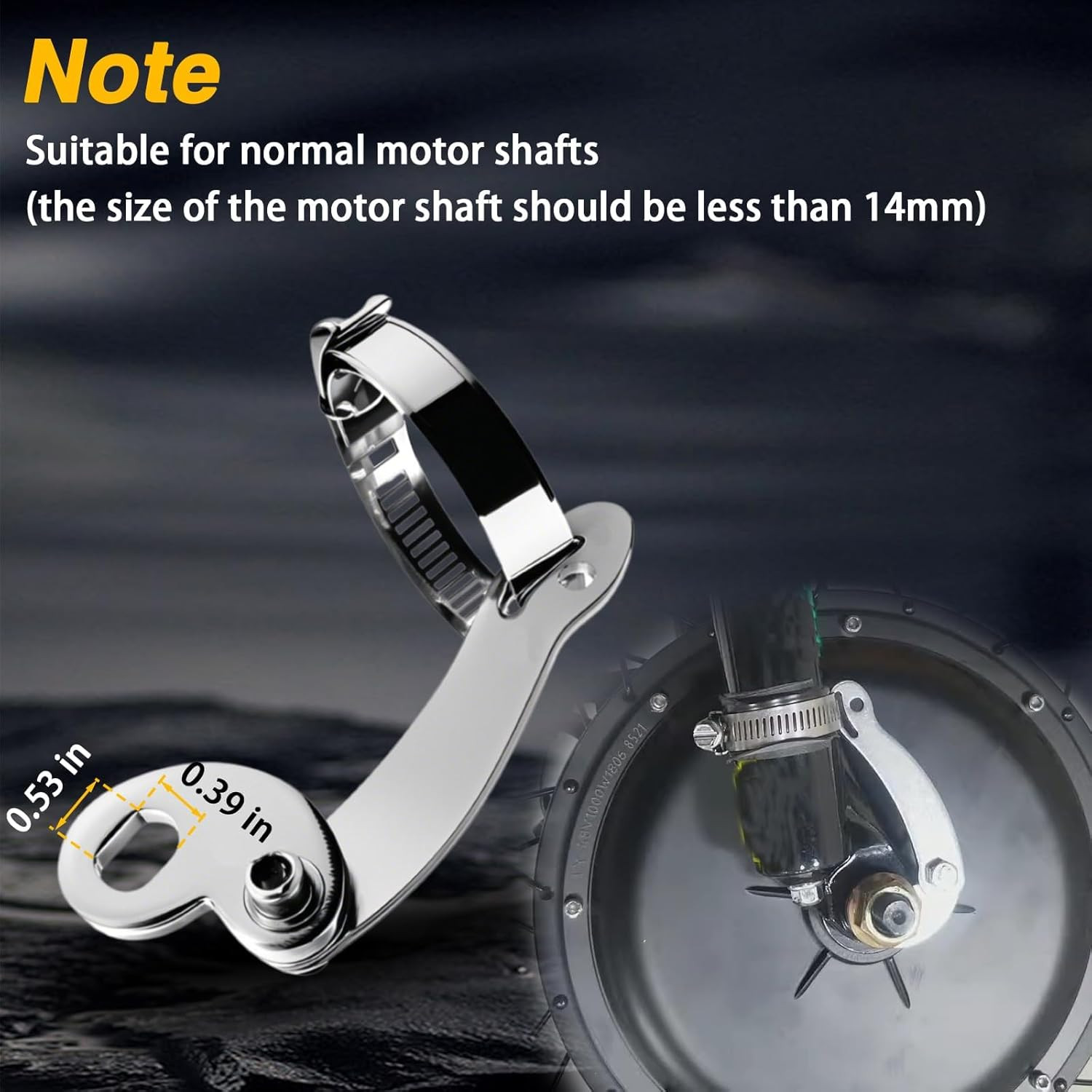2 Sets Universal Torque Arm Conversion Kit(M14) Compatible with E-Bike Front …