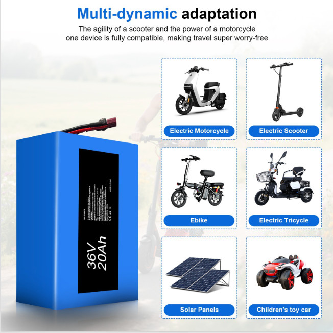 36V 20Ah Lithium ion Battery for 36V 200W 350W 500W 750W 1000W Electric Motor