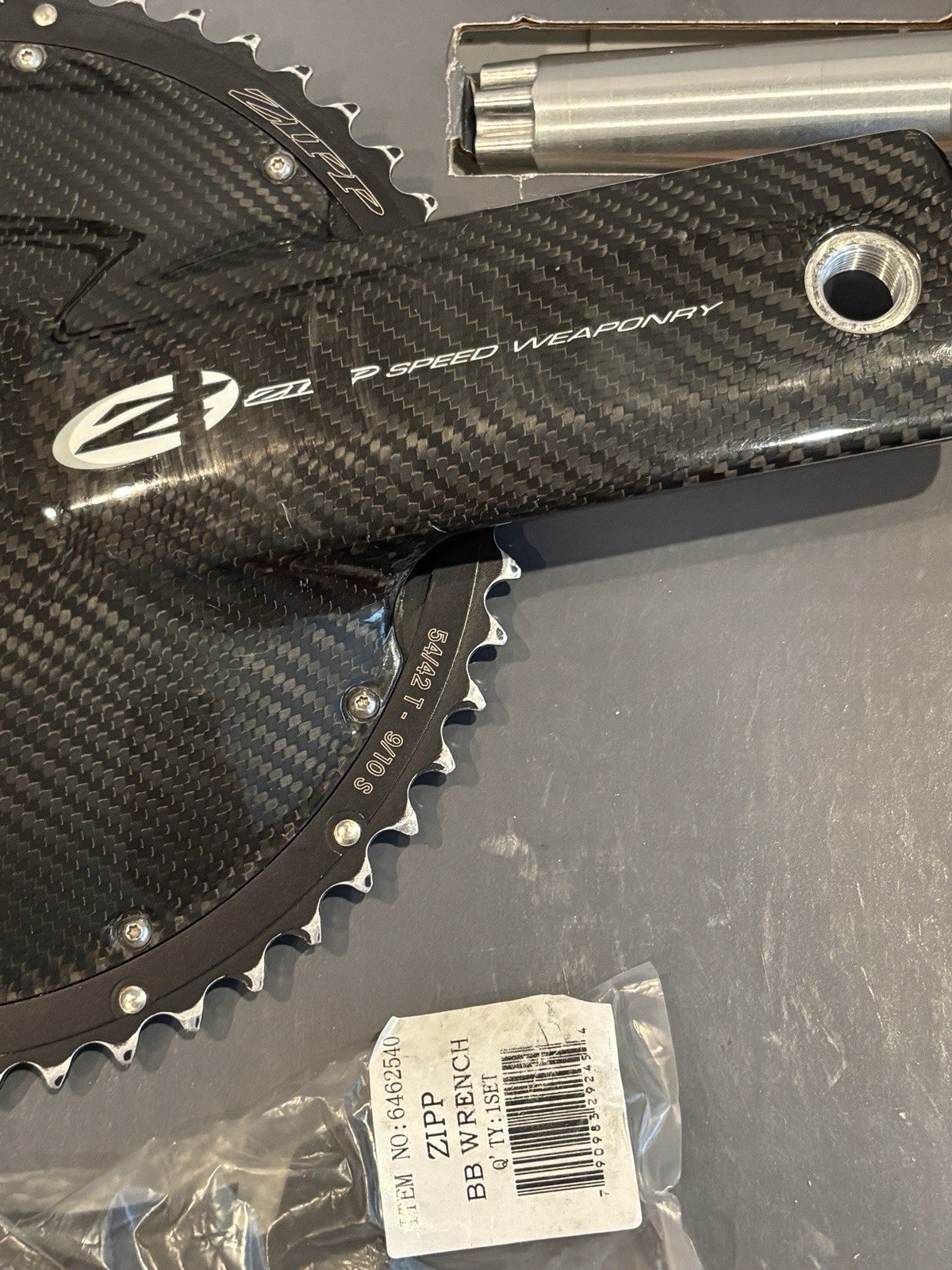 NEW Zipp VumaChrono 54/42 T 175mm Carbon TT Crankset – Free Shipping