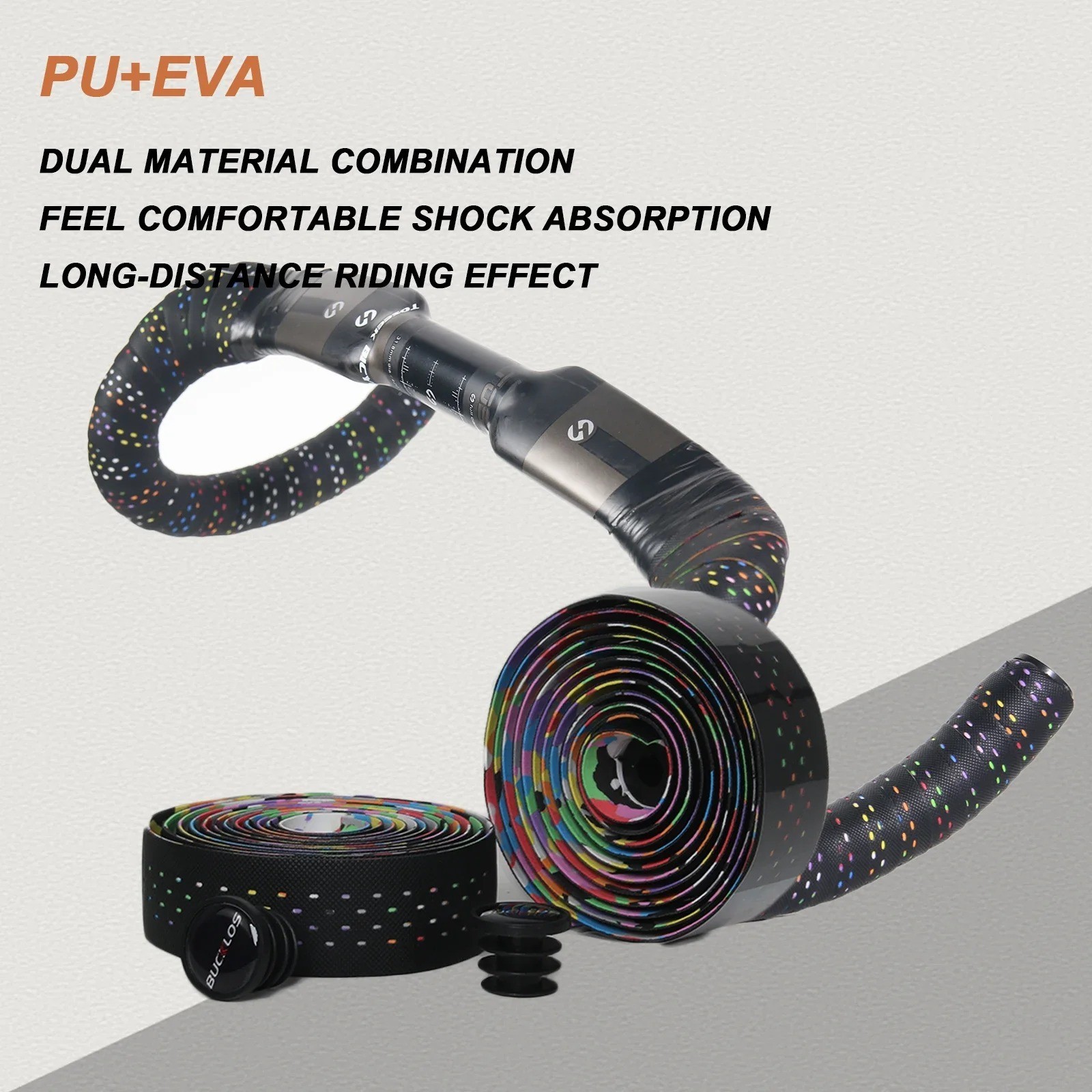 Bike Handlebar Tape EVA PU Road Bicycle Handle Bar Tape Belt Anti-slip