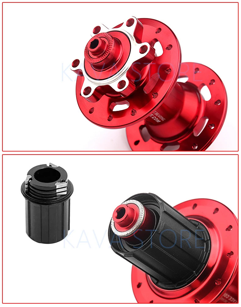 Sealed Bearing Disc Brake Hub 24 28 32 Holes Quick Release Mountain Bicycle Hub