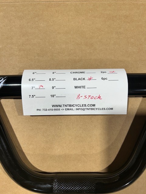 TNT BICYCLES – 7″ RETRO HANDLEBAR (BLACK) – B-STOCK (DISCOUNTED)