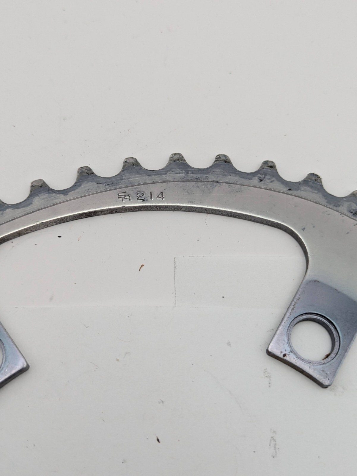 SR SAKAE 52 TOOTH 52T CHAINRING 130MM BCD SILVER 5-ARM ALUMINUM OVAL-TECH 214