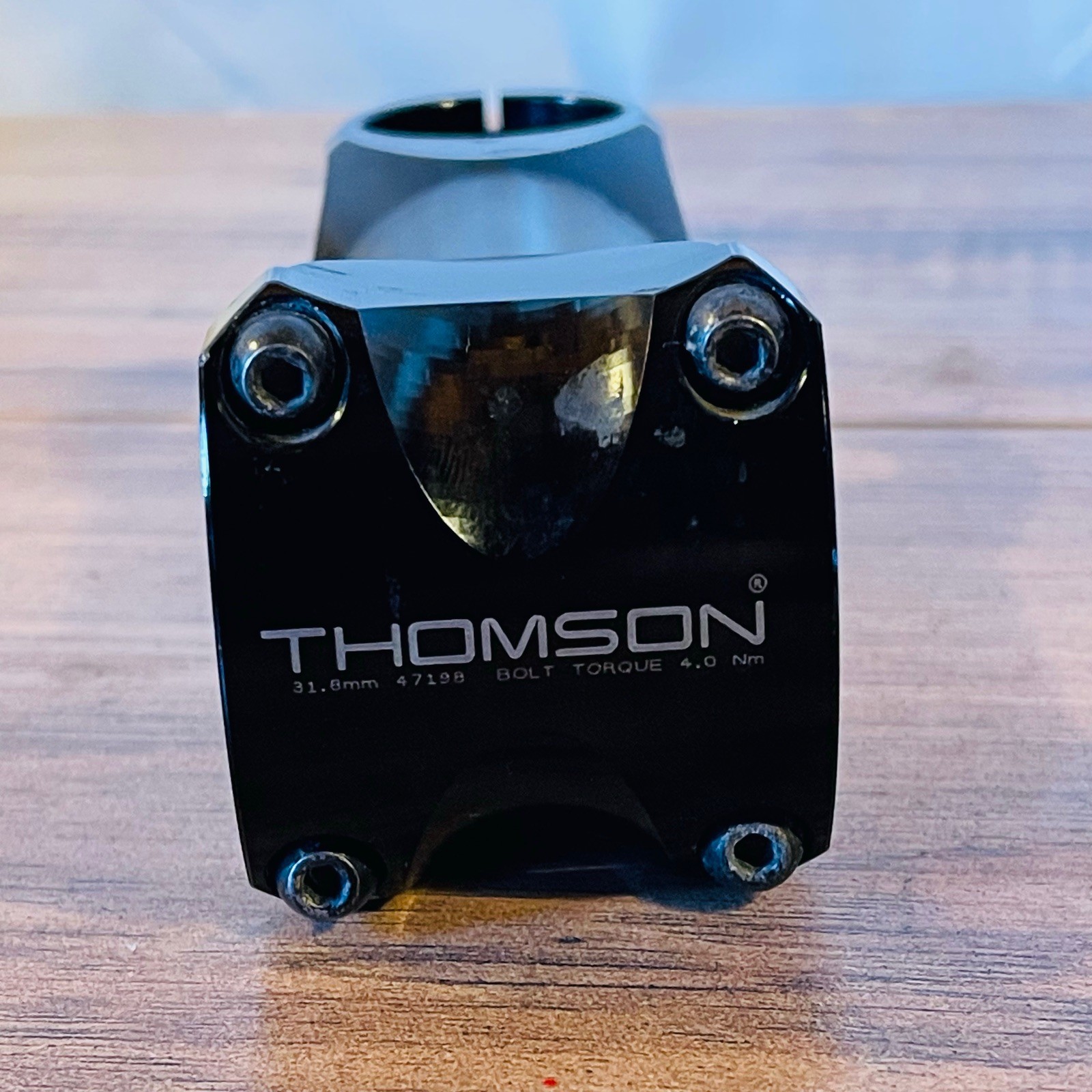 Thomson Elite X4 MTB Stem  1 1/8 Threadless 100 0 Degree 31.8 Black