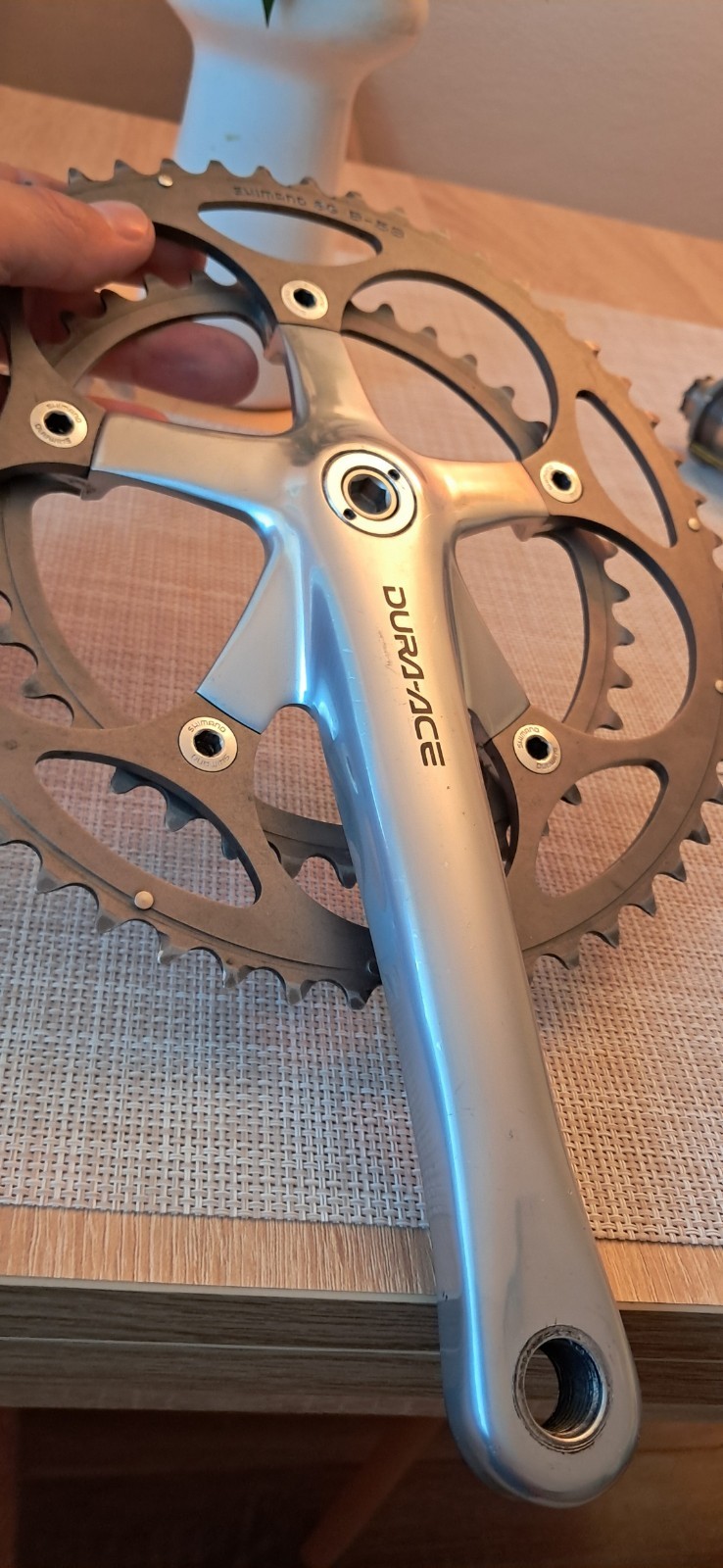 Shimano Dura Ace 7700 crankset + extra