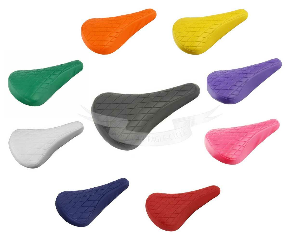 Bicycle Vinyl Saddle Diamond 702 BMX Free Style Bike Seat *Different Colors*