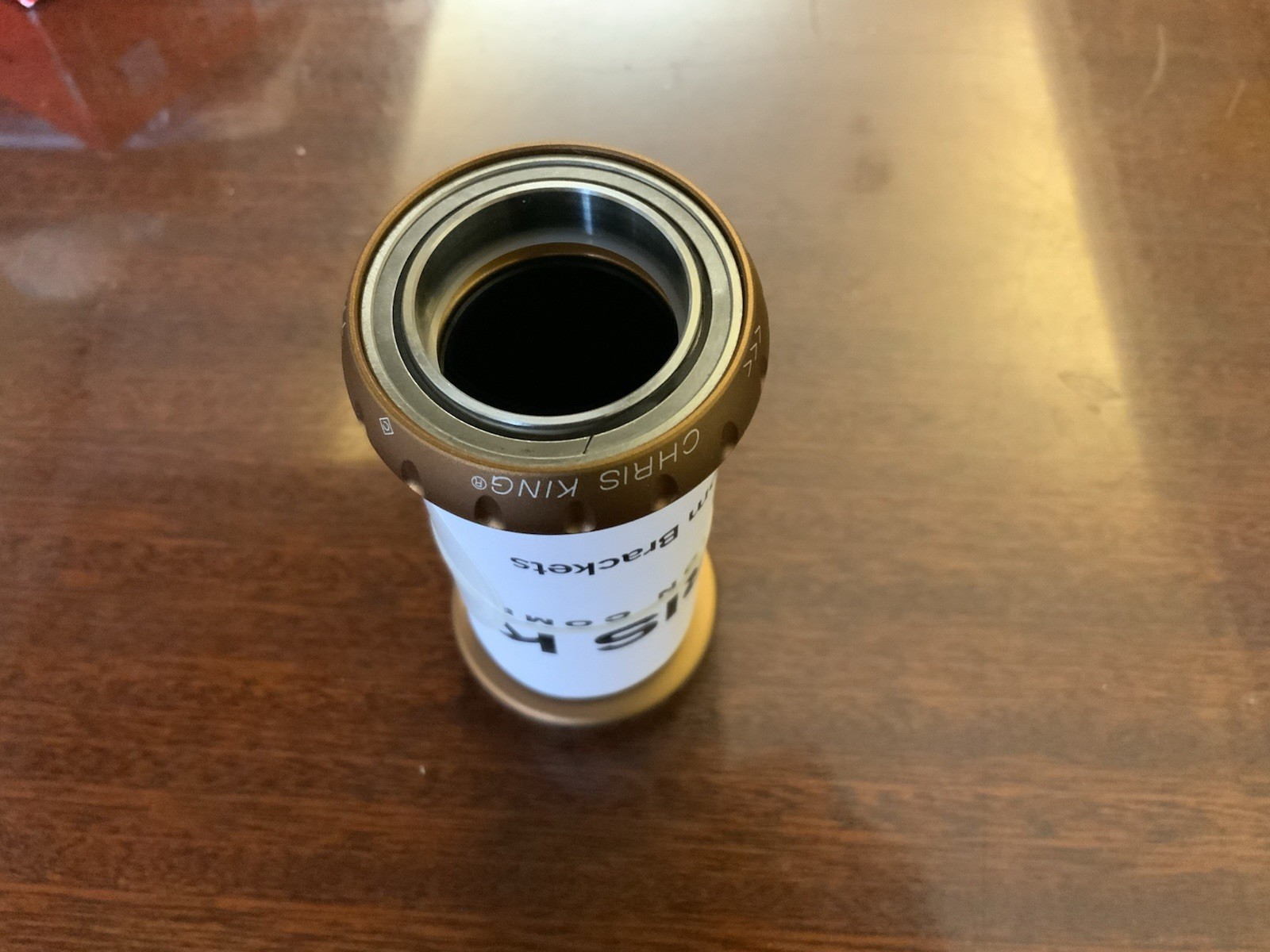 Chris King MATTE BOURBON ThreadFit 24mm SHIMANO Bottom Bracket & Fit Kit