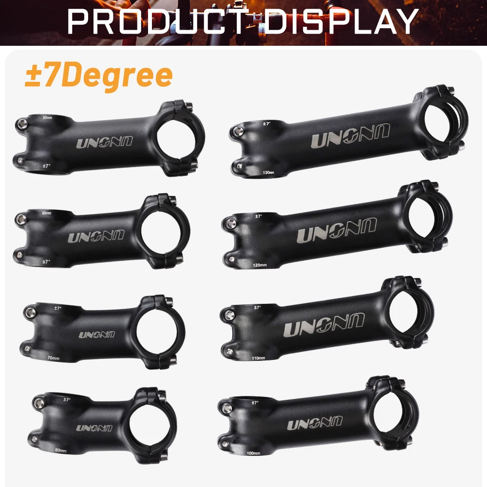 MTB Bike Stem -7° 17° 35° 31.8mm Aluminum Ultralight 60-130mm Road Stem