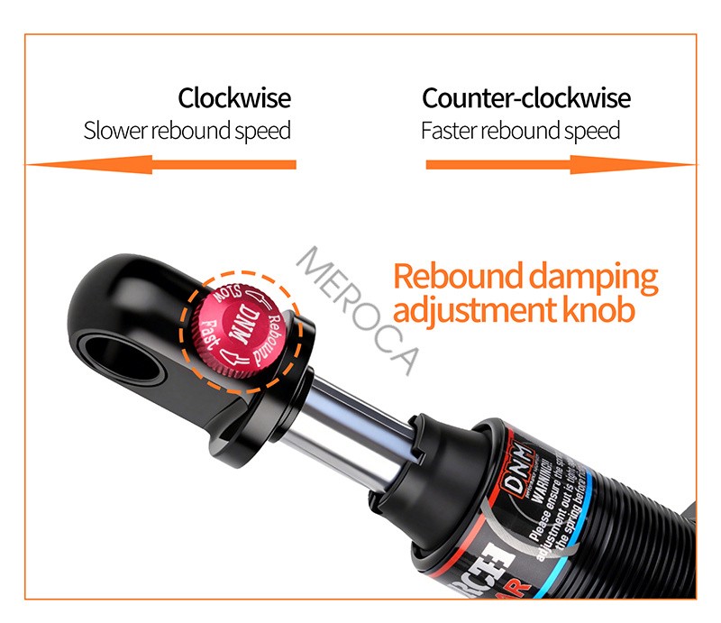 DNM DV22AR Mountain Bike Biycle Coil Spring Rear Shock 125/150/165/190/200mm