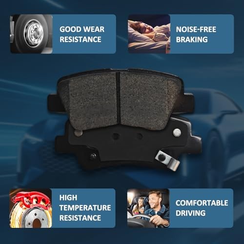 D1444 D1445 Brake Pads Kits For Hyundai Sonata 2011-2015,For Kia Optima 2011