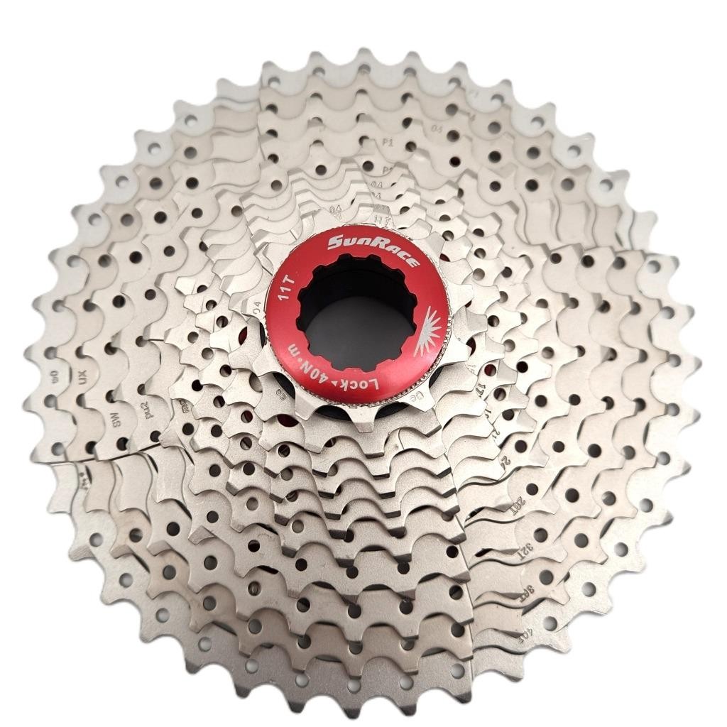 SunRace CSMX8 11-Speed 11-40T MTB Bike Wide-Range Cassette Champagne