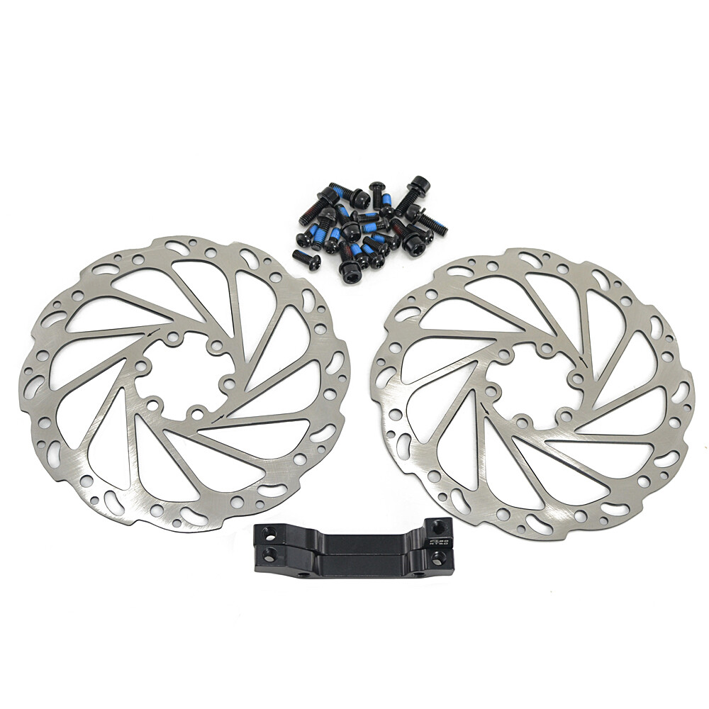 JUIN TECH R1 Hydraulic Road CX Disc Brake set 160mm w/ Rotor (Front+Rear),Black